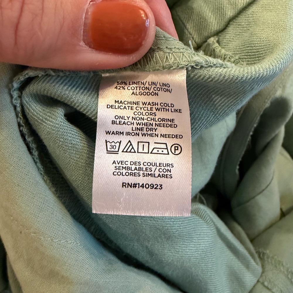 LOFT Mint Green Sleeveless Jumpsuit - Picture 6 of 6